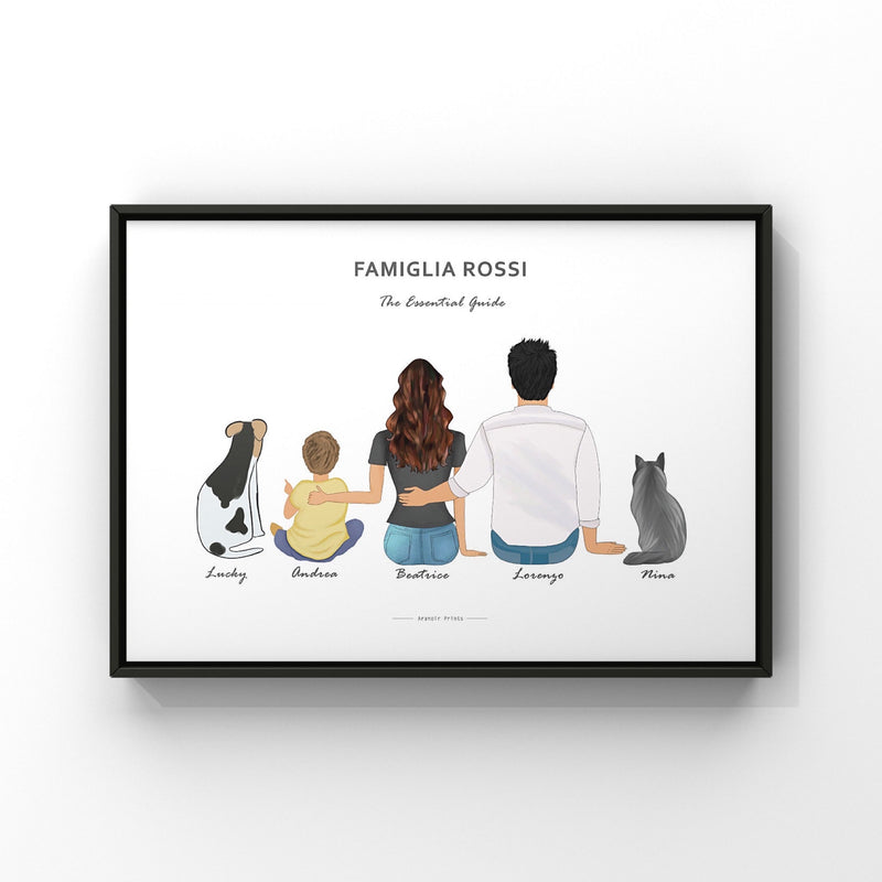 FAMIGLIA (Personalizzabile) Aranoir Prints