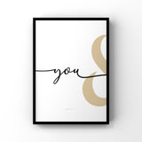 ME AND YOU (SET OF 2 POSTERS)