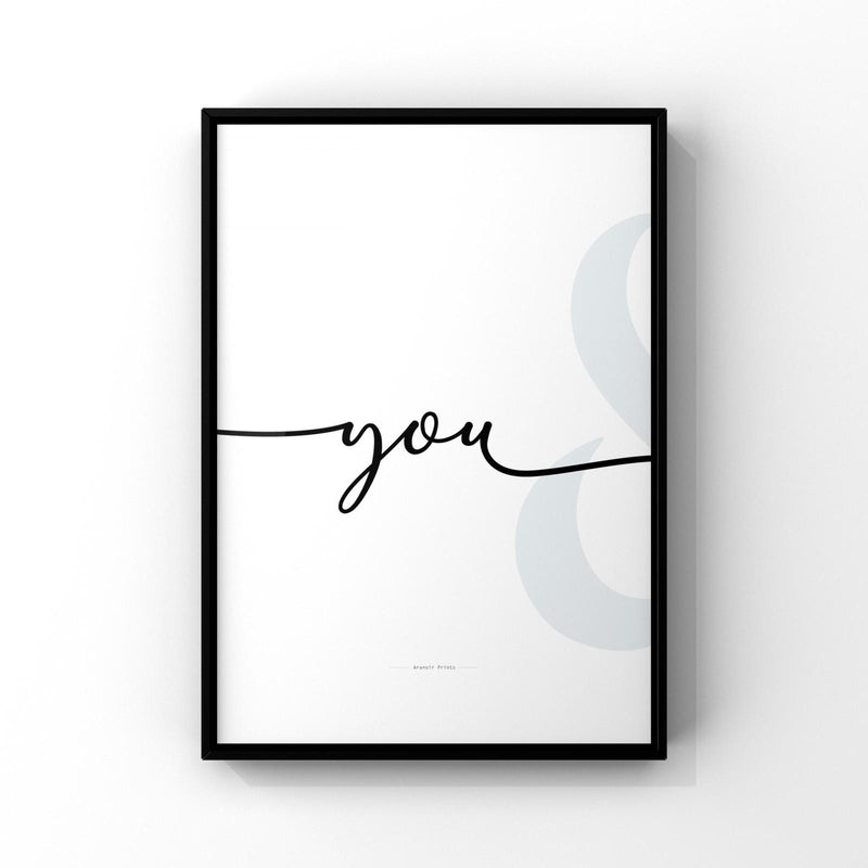 ME AND YOU (SET OF 2 POSTERS)