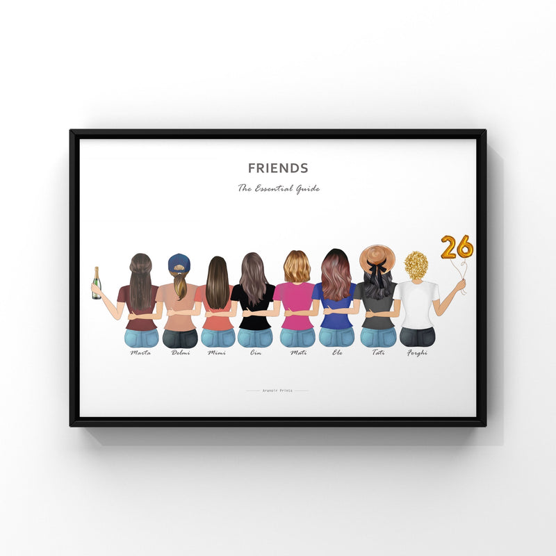 GROUP OF FRIENDS (Customizable)
